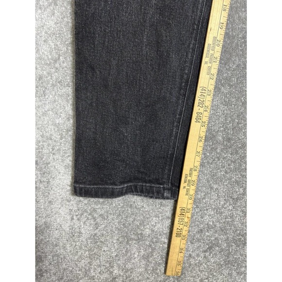 Tommy Hilfiger High Waist Jeans Womens Size 22 Stretch Black Denim Straight Leg - Picture 9 of 11
